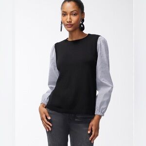 Chico’s Black Knit Pullover Sweater Sz-Med.